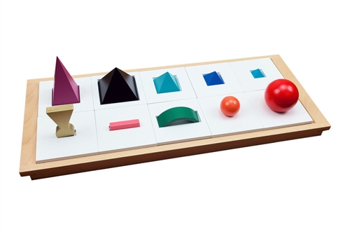 IFIT Montessori: Solid Grammar Symbols with Cut-Out Tray