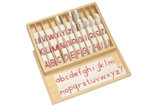 IFIT Montessori: Printed Alphabet (Red) with Box