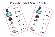 Pink Language Serie F - Initial Sound Cards