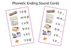 Pink Language Serie J - Ending Sound Cards