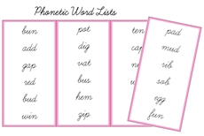 Pink Language Serie B - Word Lists