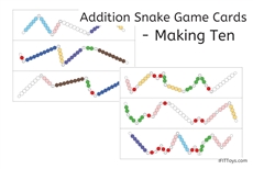 IFIT Montessori: Addition Snake Game Cards
