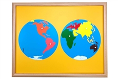 IFIT Montessori: Puzzle Map of World Parts