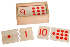 IFIT Montessori: Number and Counter Match-up Puzzle