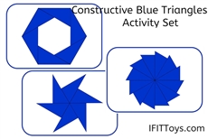Constructive Blue Triangles Activity Set